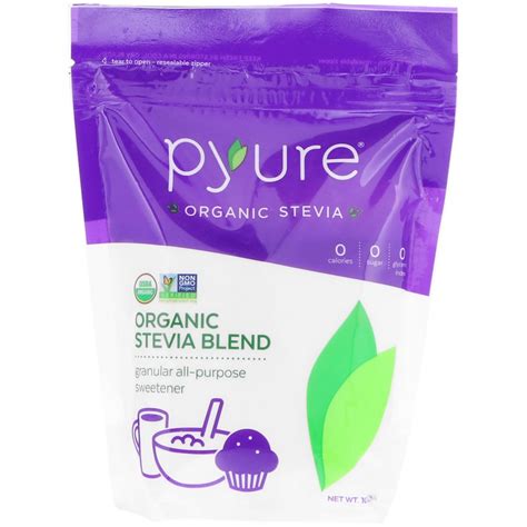 0 Calcium 0mg. . Pyure organic stevia blend